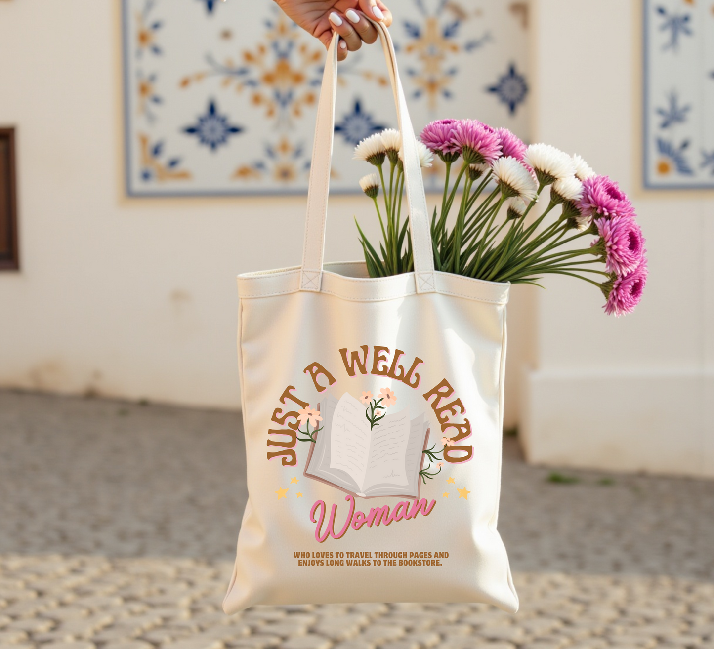 WELL READ WOMAN TOTE BAG