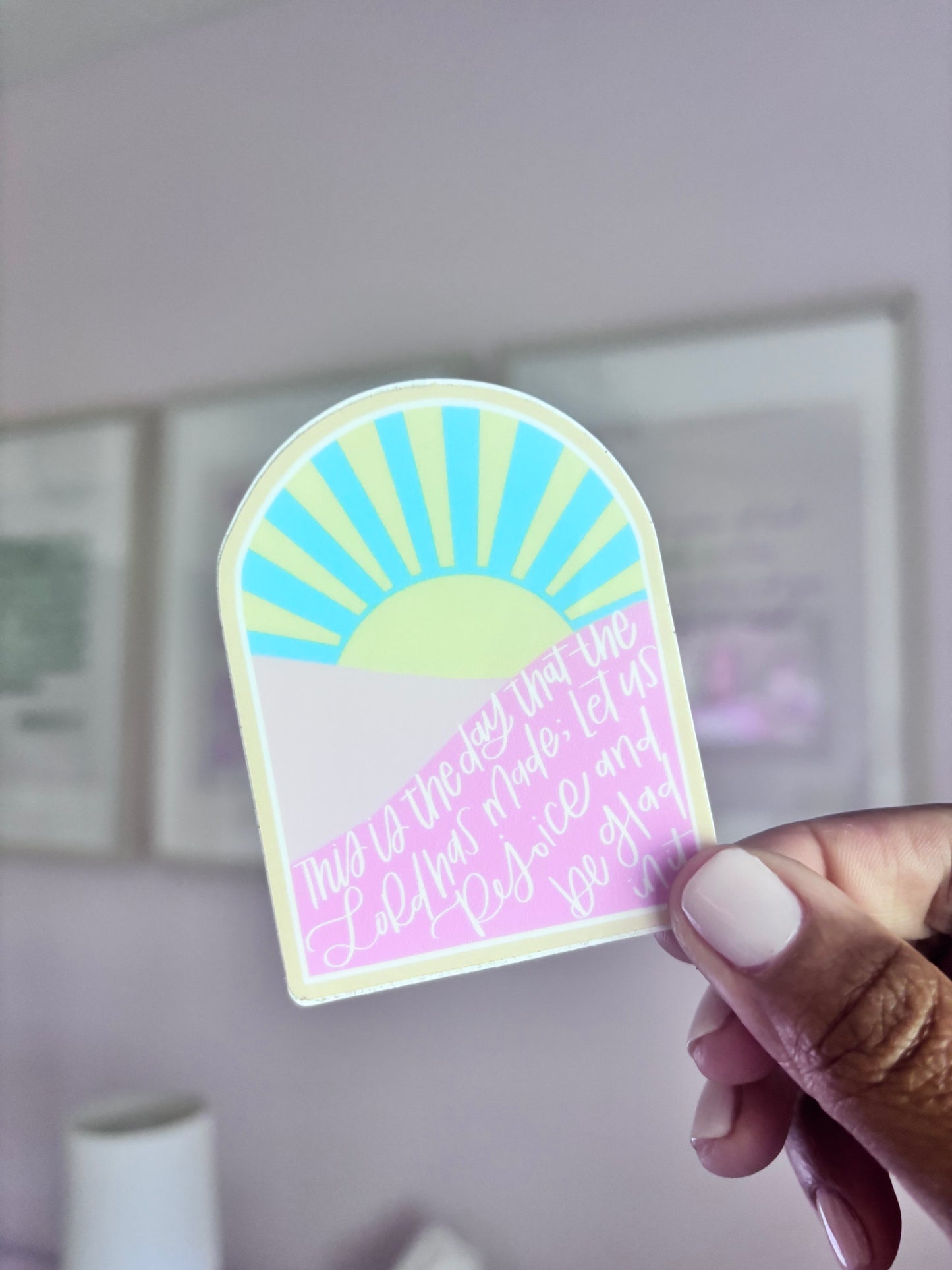 LET US REJOICE STICKER