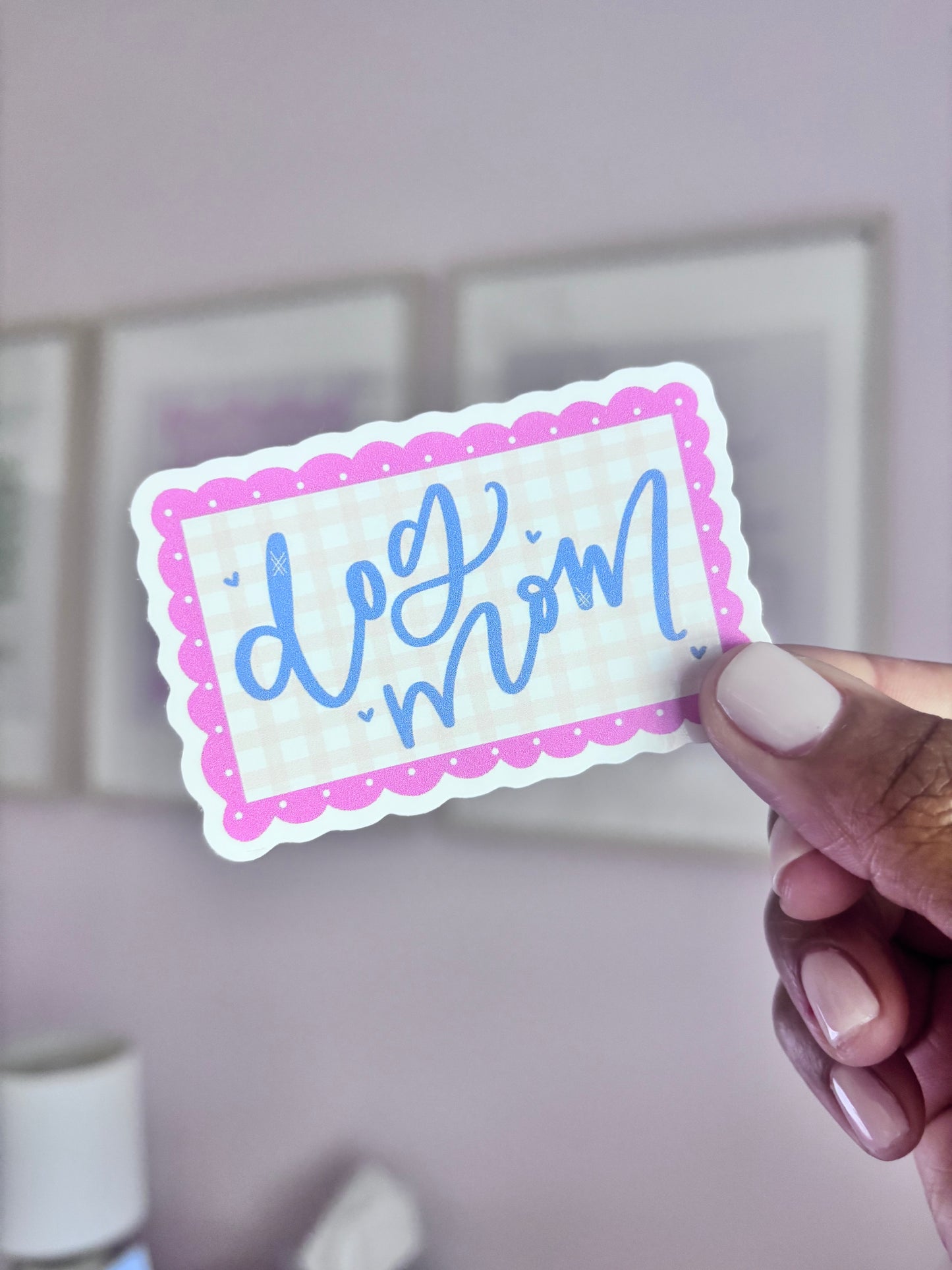 DOG MOM STICKER