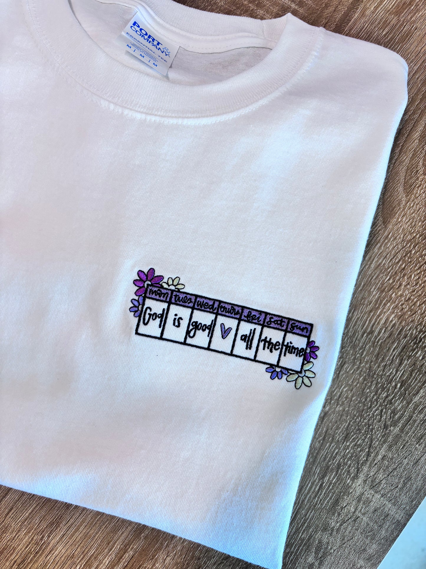 GOD IS GOOD CALENDAR TEE