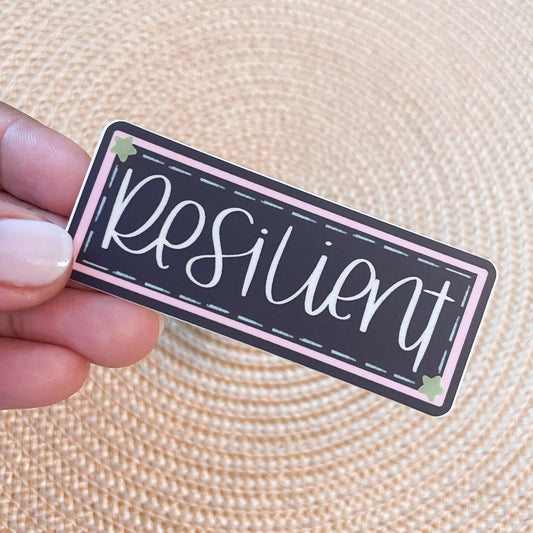 RESILIENT STICKER
