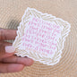 JEREMIAH 29:11 STICKER