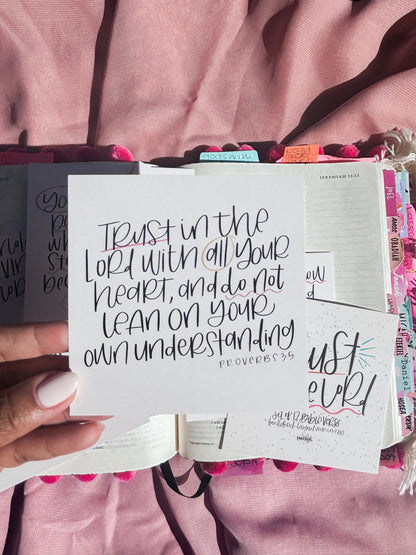 TRUST IN THE LORD SCRIPTURE CARD PACK