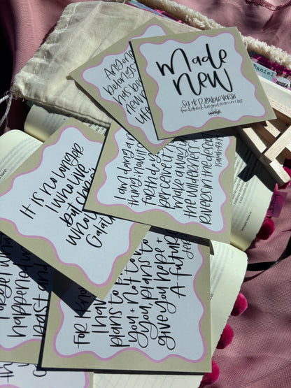MADE NEW SCRIPTURE CARD PACK