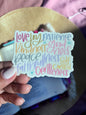 FRUITS OF THE SPIRIT STICKER
