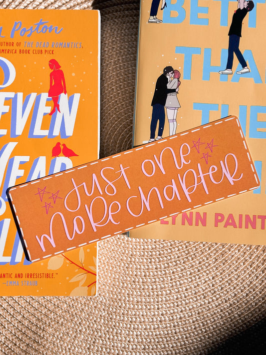 JUST ONE MORE CHAPTER BOOKMARK