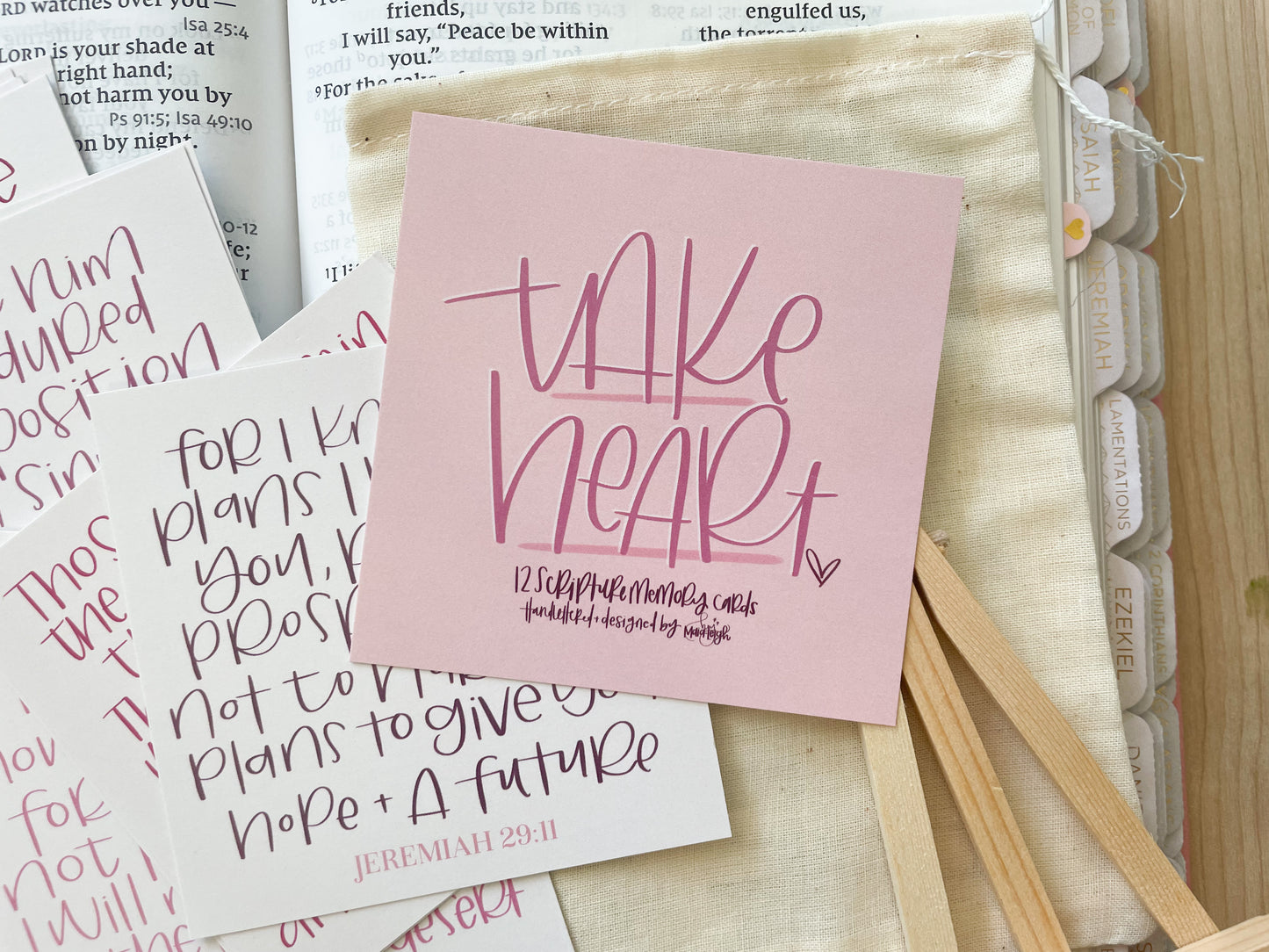 TAKE HEART SCRIPTURE CARD PACK