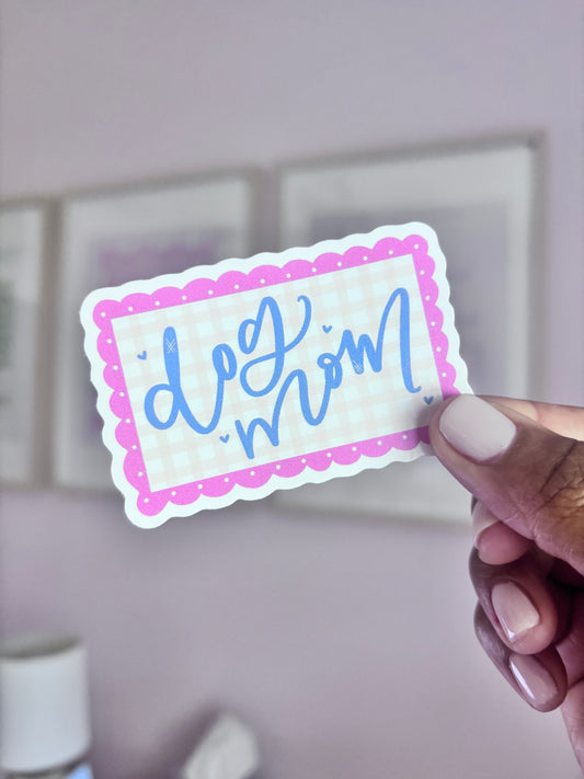 DOG MOM STICKER