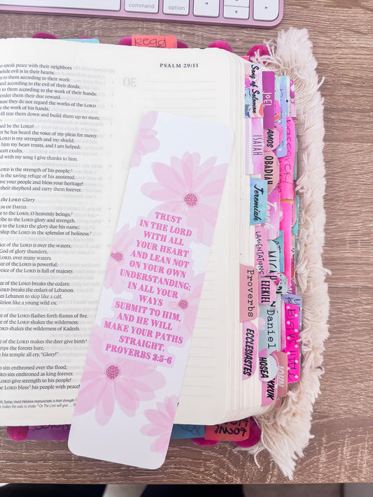 PROVERBS 3:5-6 BOOKMARK