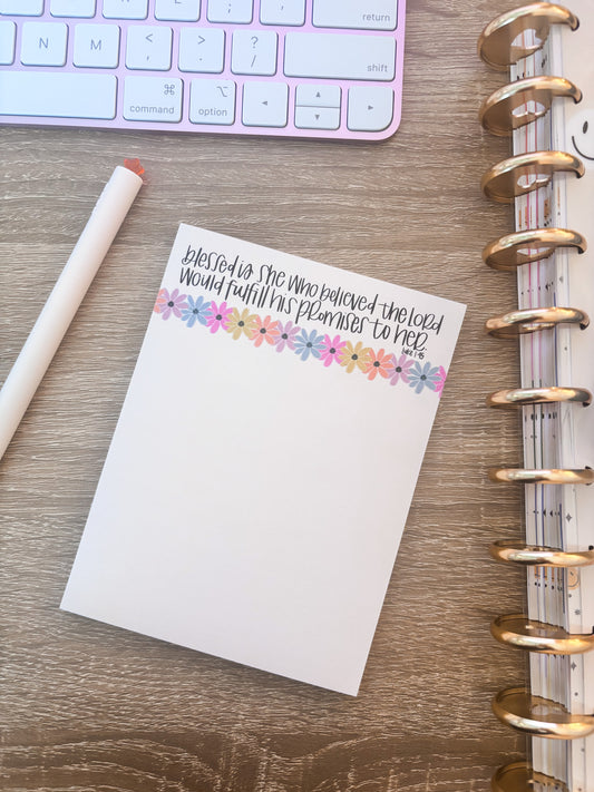 BLESSED IS SHE NOTEPAD