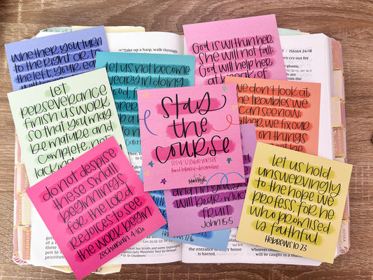 STAY THE COURSE SCRIPTURE CARD PACK
