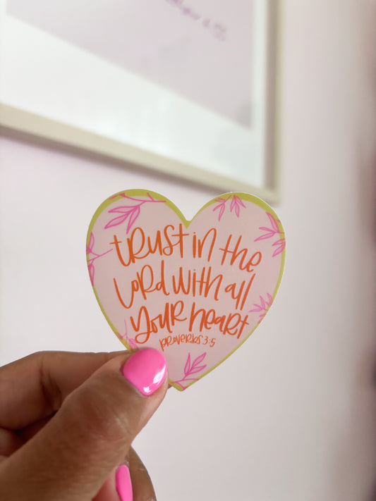 TRUST IN THE LORD STICKER