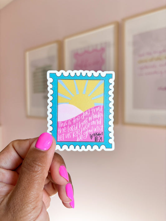 ‘THIS IS THE DAY’ STICKER