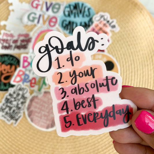 DO YOUR BEST STICKER